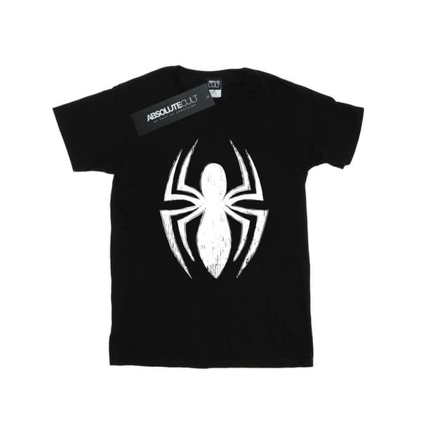 Marvel Girls Spider-Man Ultimate Spider Logo Cotton T-Shirt