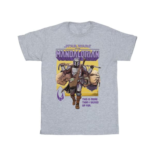 Star Wars Girls The Mandalorian More Than I Signed Up For Bomulls-T-shirt