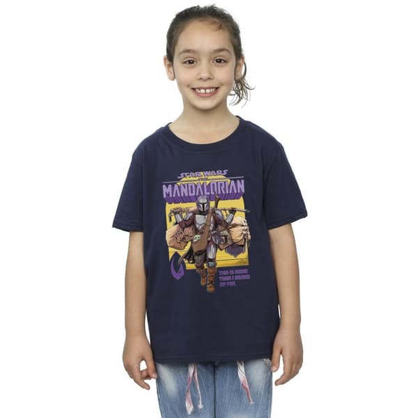 Star Wars Girls The Mandalorian More Than I Signed Up For Bomulls-T-shirt