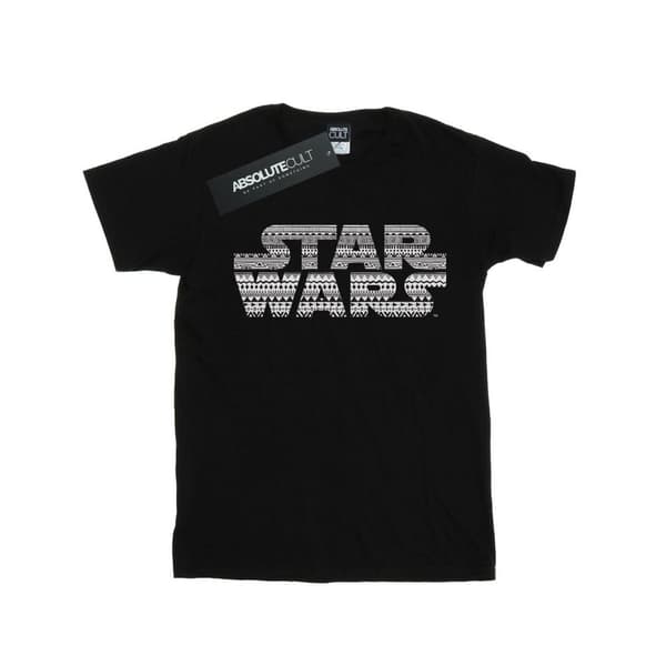Star Wars T-shirt i bomull med Aztec-logotyp och monologo för flickor