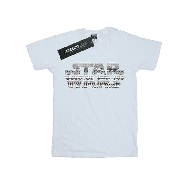 Star Wars T-shirt i bomull med Aztec-logotyp och monologo för flickor