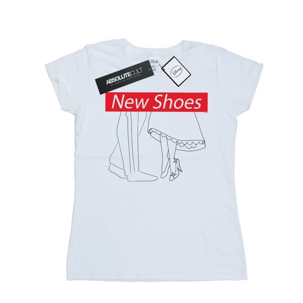 Disney Princess Dam/Tjej Cinderella Nya Skor T-shirt i bomull