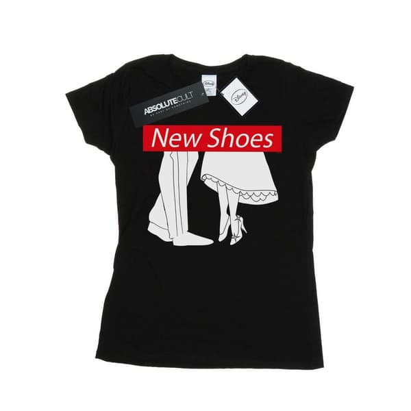 Disney Princess Dam/Tjej Cinderella Nya Skor T-shirt i bomull