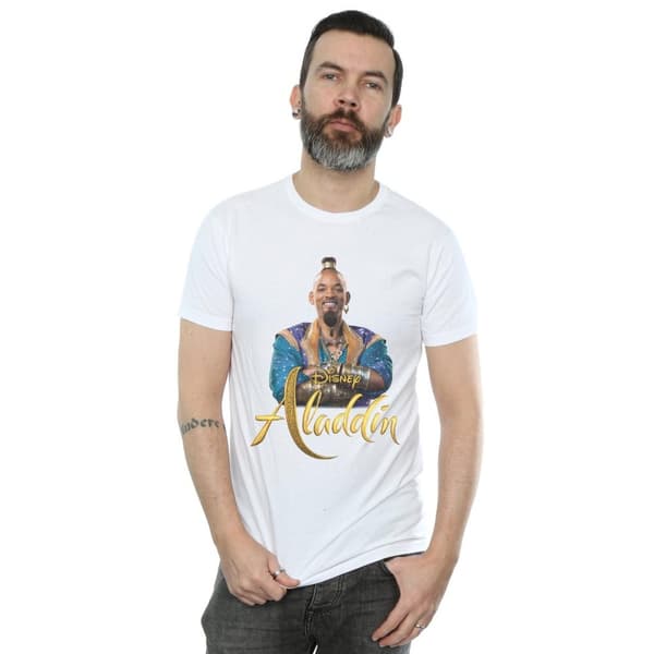 Disney Aladdin Movie Genie Photo T-shirt - herr