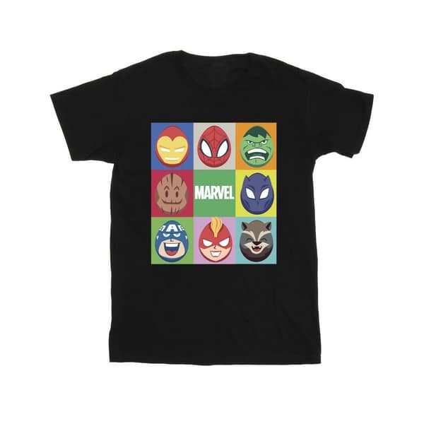 Marvel T-shirt med påskägg för herrar Black XXL