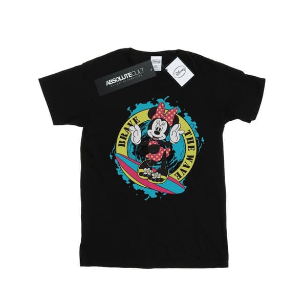 Disney Dam/Lady Minnie Mouse Brave The Wave Boyfriend T-shirt i bomull