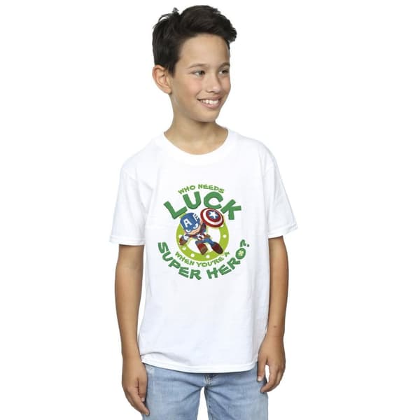 Marvel St Patrick´s Day Captain America Luck T-shirt för pojkar