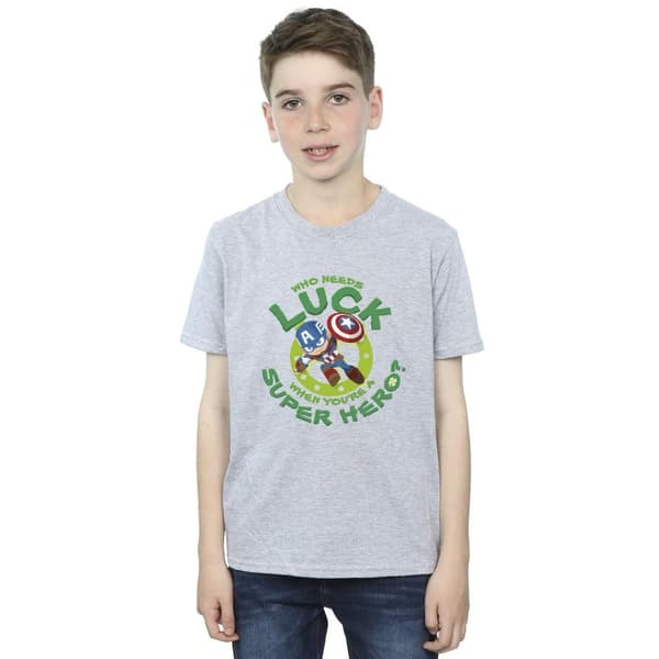 Marvel St Patrick´s Day Captain America Luck T-shirt för pojkar