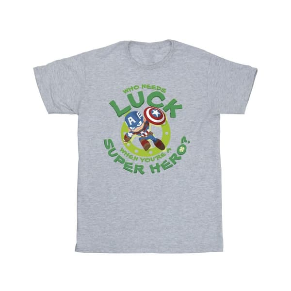 Marvel St Patrick´s Day Captain America Luck T-shirt för pojkar