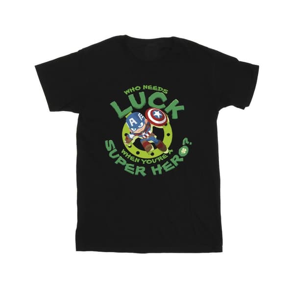 Marvel St Patrick´s Day Captain America Luck T-shirt för pojkar