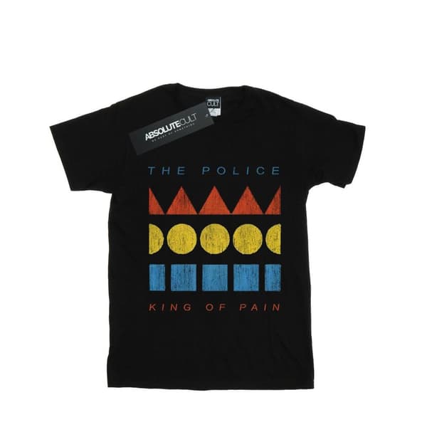 The Police Dam/Tjej King Of Pain Boyfriend T-shirt i bomull