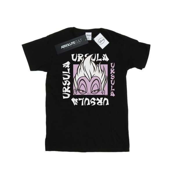 Disney Womens/Ladies Ursula Take Out Cotton Boyfriend T-Shirt