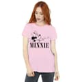 Pikkukuva 2 / 3: Disney Womens/Ladies Minnie Mouse Kiss Cotton Boyfriend T-Shirt