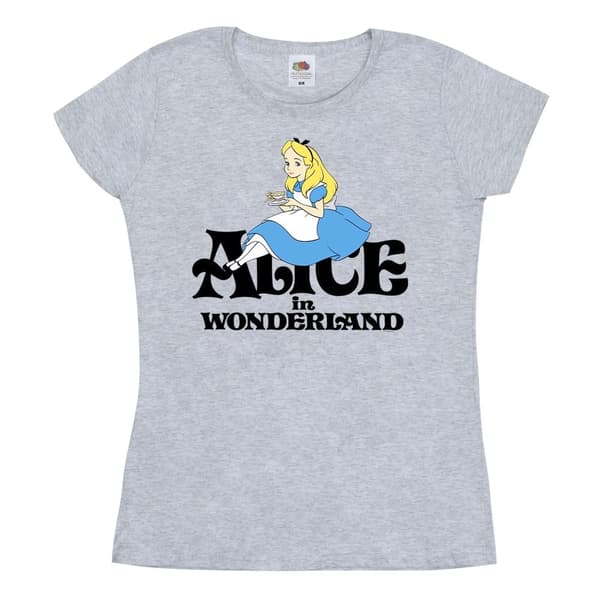 Disney Womens/Ladies Alice In Wonderland Tea Drinker Classic Cotton T-Shirt