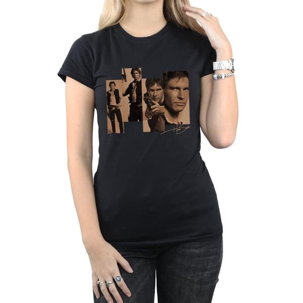 Star Wars Womens/Ladies Han Solo Photoshoot Cotton T-Shirt