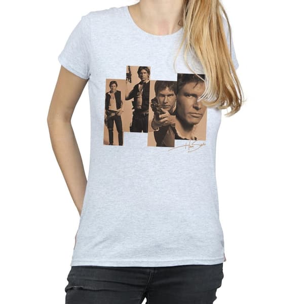 Star Wars Womens/Ladies Han Solo Photoshoot Cotton T-Shirt
