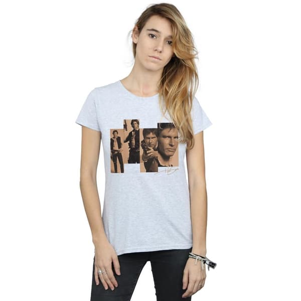 Star Wars Womens/Ladies Han Solo Photoshoot Cotton T-Shirt