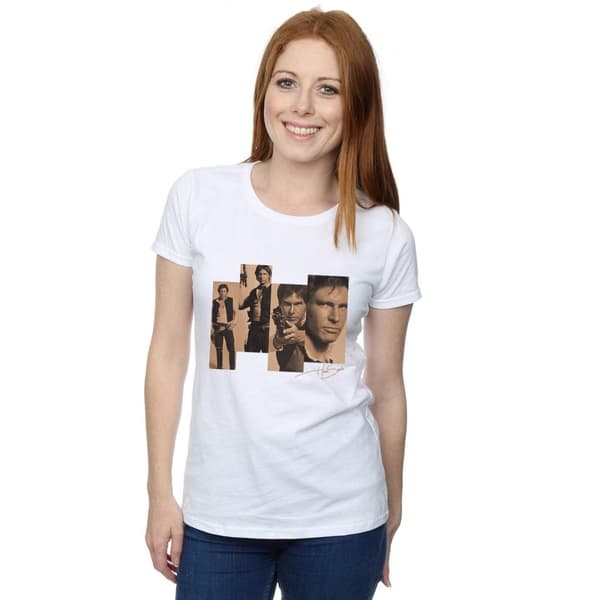 Star Wars Womens/Ladies Han Solo Photoshoot Cotton T-Shirt