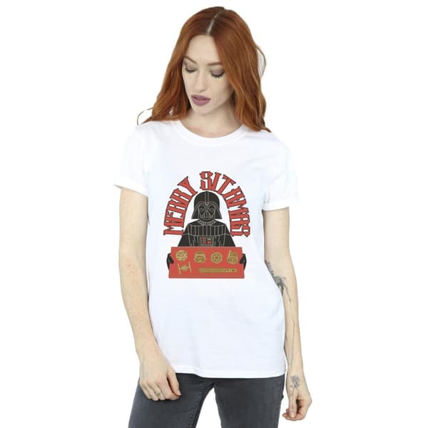 Star Wars Dam/Tjej Episode IV: A New Hope Merry Sithmas Pojkvänströja i bomull