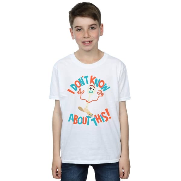 Disney Boys Toy Story 4 Forky I Dont Know About This T-Shirt