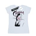 Miniatyrbillede 1 af 3: Disney Womens/Ladies Cruella De Vil Evil Smile Cotton T-Shirt