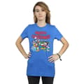 Miniatyrbillede 2 af 3: Disney Womens/Ladies Mickey And Friends Winter Wishes Cotton Boyfriend T-Shirt