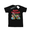 Miniatyrbillede 1 af 3: Disney Womens/Ladies Mickey And Friends Winter Wishes Cotton Boyfriend T-Shirt