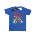 Miniatyrbillede 1 af 3: Disney Womens/Ladies Mickey And Friends Winter Wishes Cotton Boyfriend T-Shirt