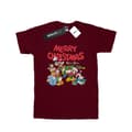 Miniatyrbillede 1 af 3: Disney Womens/Ladies Mickey And Friends Winter Wishes Cotton Boyfriend T-Shirt