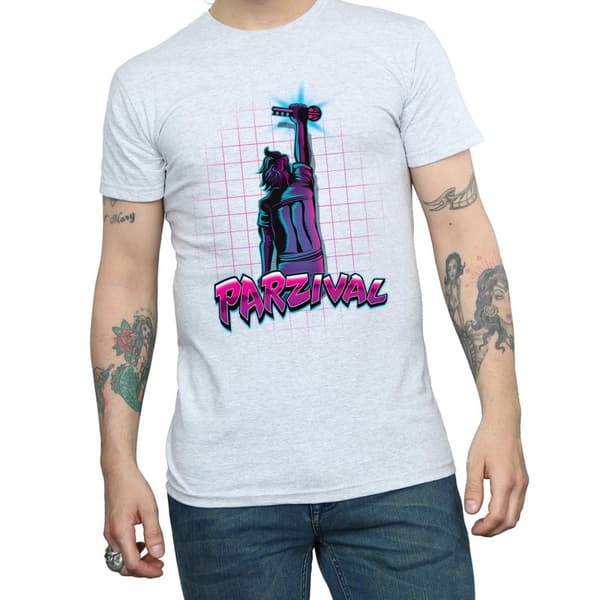 Ready Player One Mens Parzival Key T-Shirt