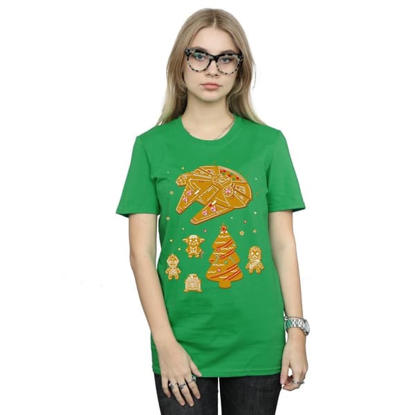 Star Wars Womens/Ladies Gingerbread Rebels Cotton Boyfriend T-Shirt