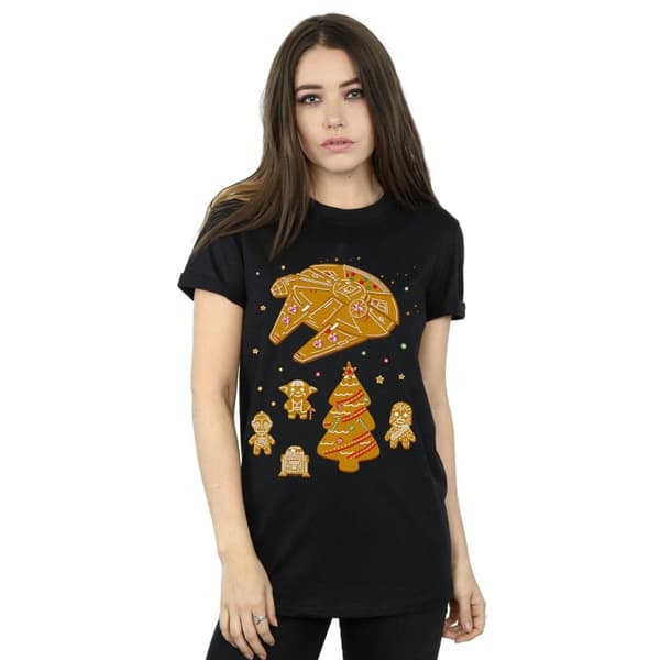 Star Wars Womens/Ladies Gingerbread Rebels Cotton Boyfriend T-Shirt