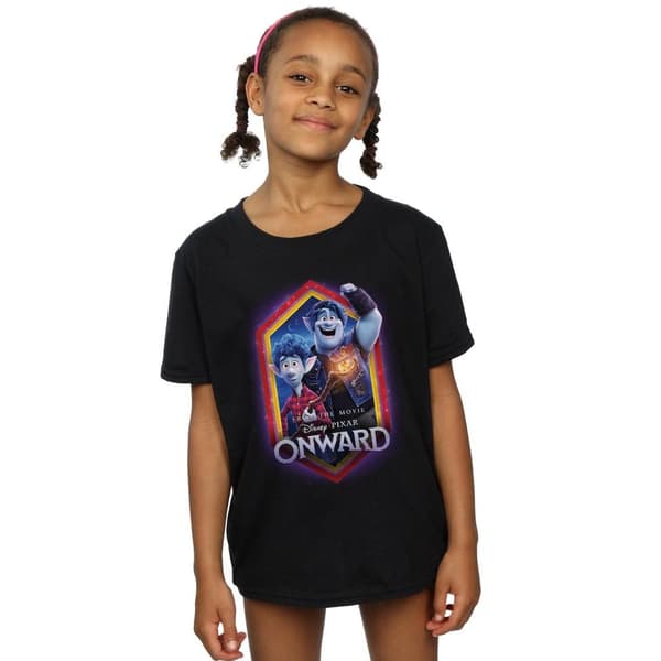 Disney T-shirt i bomull för flickor - Onward Brothers Crest