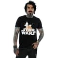 Miniatyrbilde 2 av 3: Star Wars Mens The Mandalorian Mando And The Child Silhouette T-Shirt