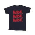 Miniatyrbild 1 av 3: Marvel Röd Spray Logos T-shirt för pojkar