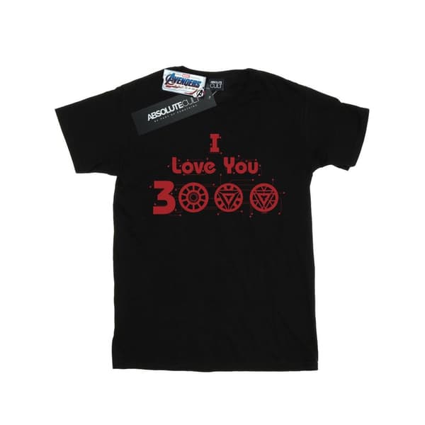 Marvel Mens Avengers Endgame I Love You 3000 Circuits T-shirt