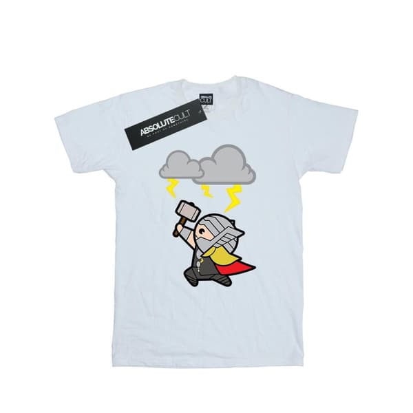 Marvel Mens Kawaii Thor God Of Thunder T-Shirt