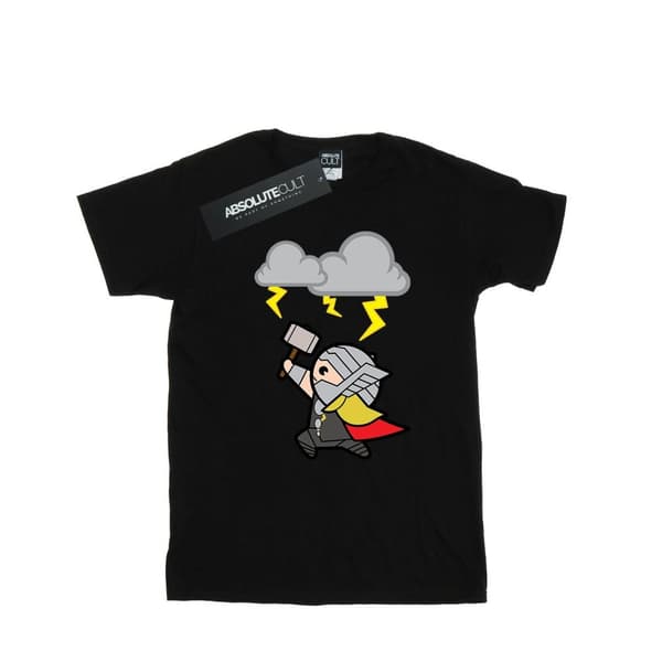Marvel Mens Kawaii Thor God Of Thunder T-Shirt