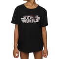 Miniatyrbild 3 av 5: Star Wars The Last Jedi Spray Logo T-shirt i bomull för flickor