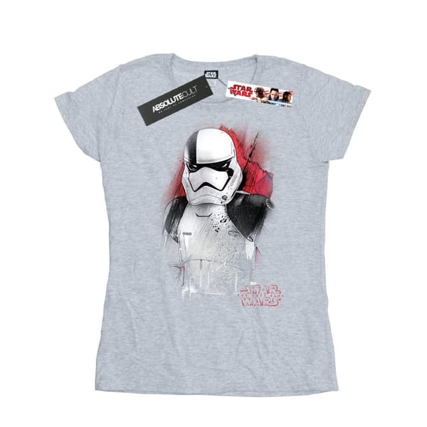 Star Wars Womens/Ladies The Last Jedi Stormtrooper Brushed Cotton T-Shirt