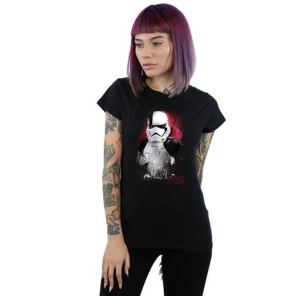 Star Wars Womens/Ladies The Last Jedi Stormtrooper Brushed Cotton T-Shirt