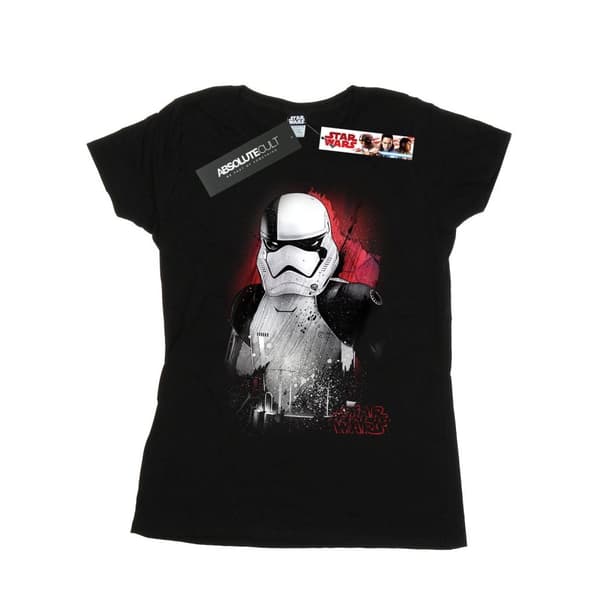 Star Wars Womens/Ladies The Last Jedi Stormtrooper Brushed Cotton T-Shirt