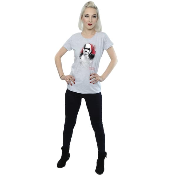 Star Wars Womens/Ladies The Last Jedi Stormtrooper Brushed Cotton T-Shirt