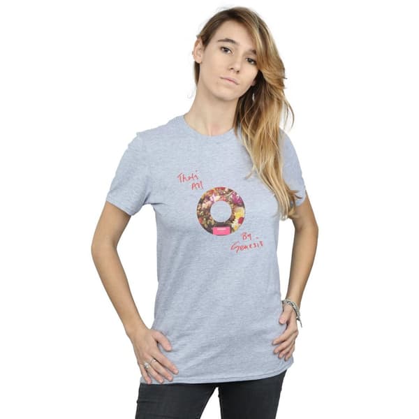 Genesis Dam/Tjej That´s All 45 Boyfriend T-shirt i bomull