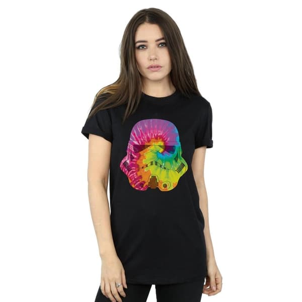 Star Wars Womens/Ladies Stormtrooper Uranus Helmet Cotton Boyfriend T-Shirt
