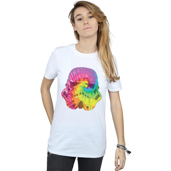 Star Wars Womens/Ladies Stormtrooper Uranus Helmet Cotton Boyfriend T-Shirt