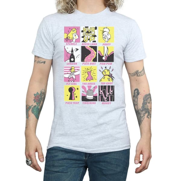 Disney Tinkerbell Squares T-shirt för herrar
