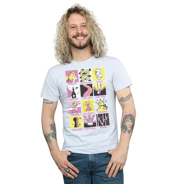 Disney Tinkerbell Squares T-shirt för herrar