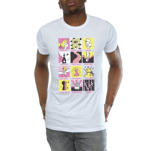 Disney Tinkerbell Squares T-shirt för herrar