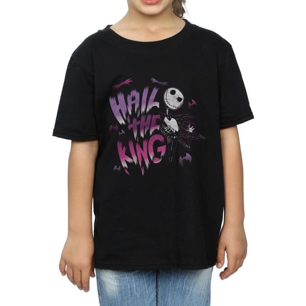 Disney Nightmare Before Christmas - Hail The King - T-shirt i bomull för flickor